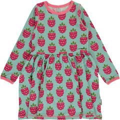 Children's Raspberry Spin Dress - Maxomorra