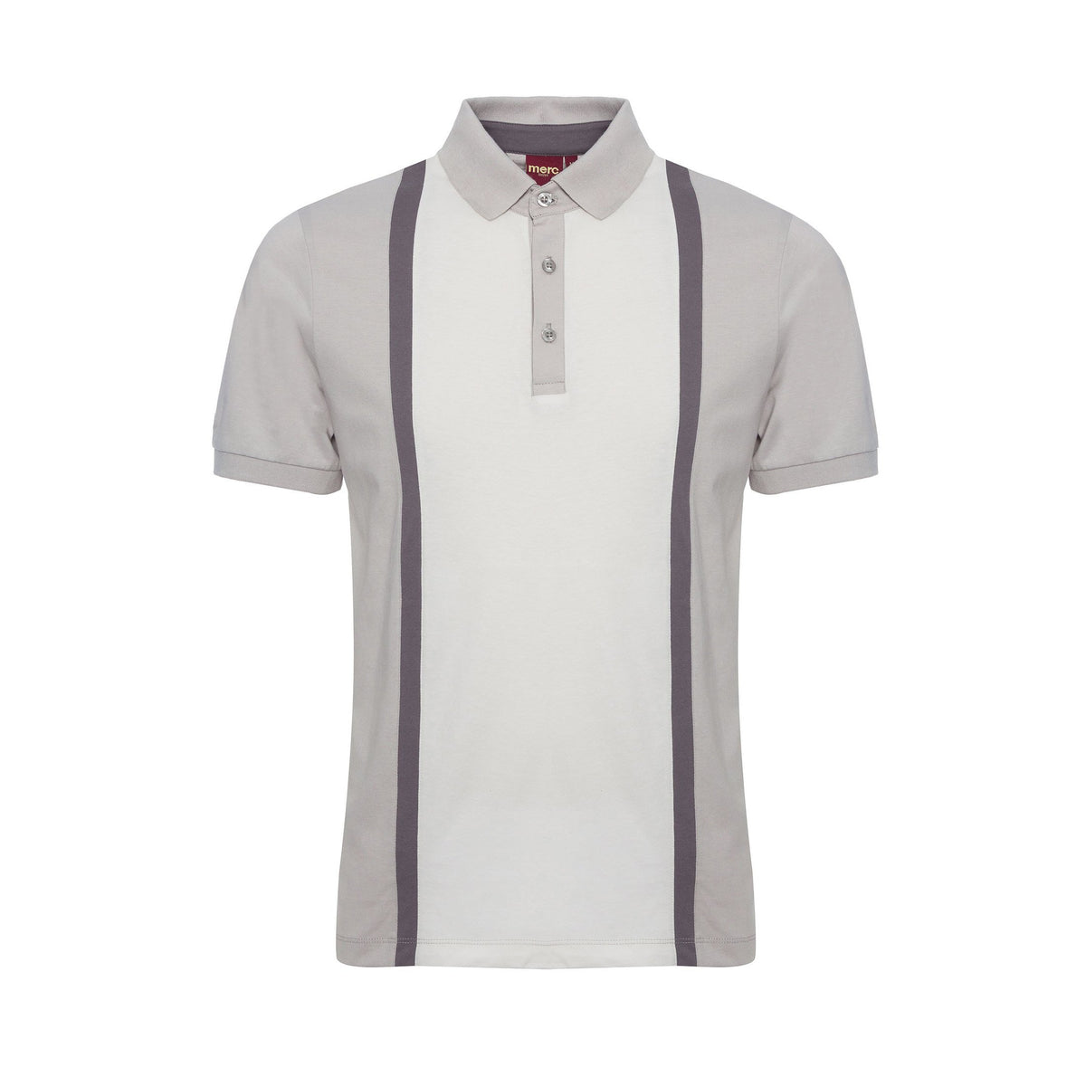 Atlas Light Grey Polo - Merc (Last Available)