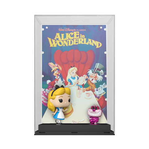 Alice in Wonderland Movie Poster Alice With Cheshire Cat Pop Vinyl