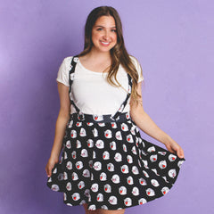 Super Mario Boo Overall Skirt - Cakeworthy