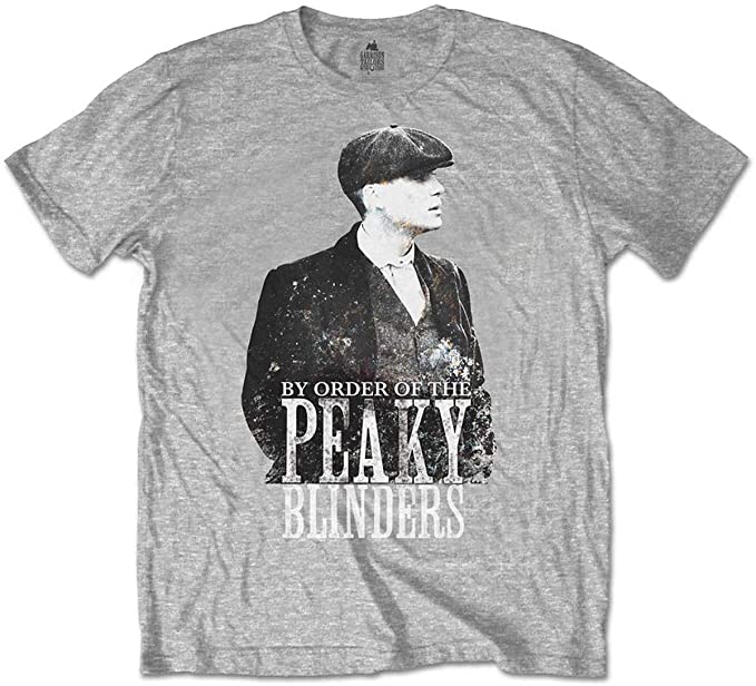 Peaky Blinders By Order Tommy Shelby Grey T-Shirt (Last Available)