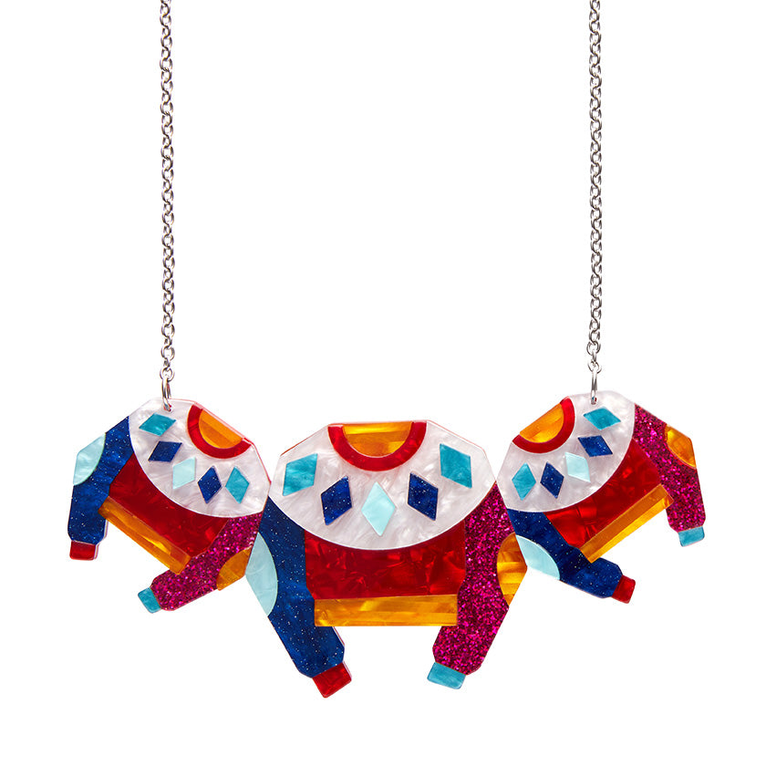 Seasonal Sweater Necklace - Erstwilder Modern Holiday