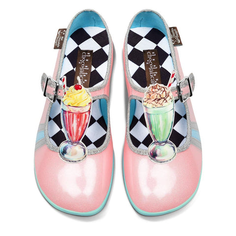 Diner 2 Women's Mary Jane Flat - Hot Chocolate Design Chocolaticas (Last Available)