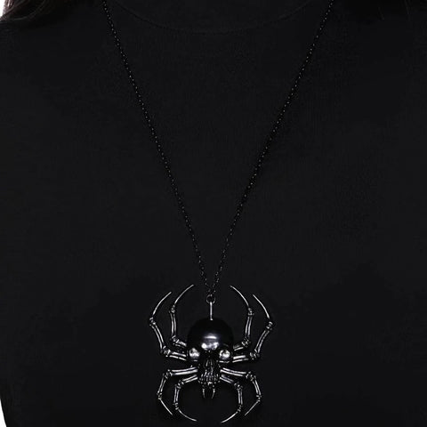 Deadly Spider Pendant Necklace - Killstar