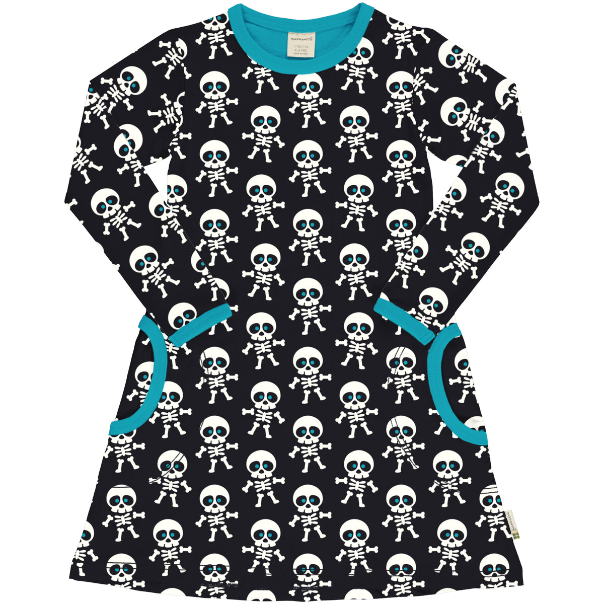 Children's & Adult's Skeleton Dress - Maxomorra