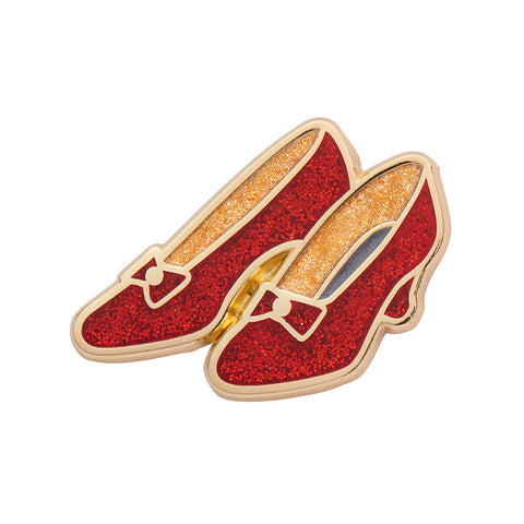 Ruby Slippers Enamel Pin Badge - Erstwilder Wizard of Oz