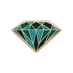 Emerald Enamel Pin Badge - Erstwilder Wizard of Oz