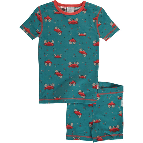 Children's Crab Pyjama Set - Maxomorra (Last Available)