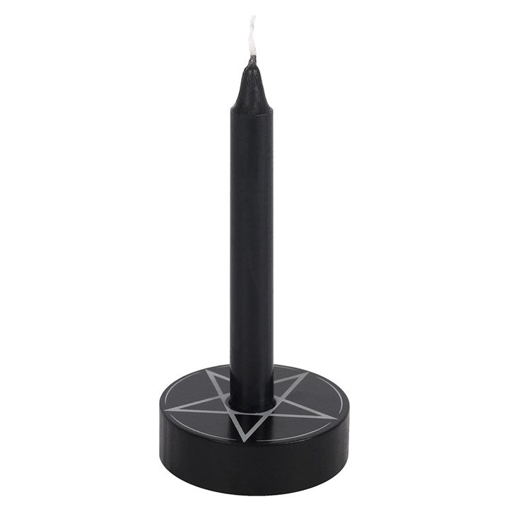 Pentagram Medium Candlestick Holder - Killstar