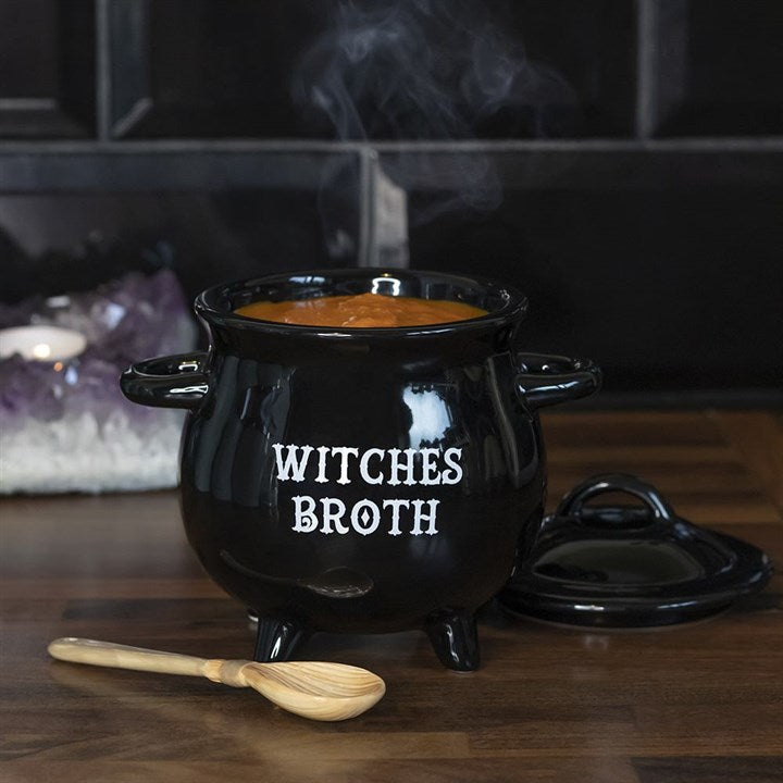 Witches Broth Soup Bowl Cauldron