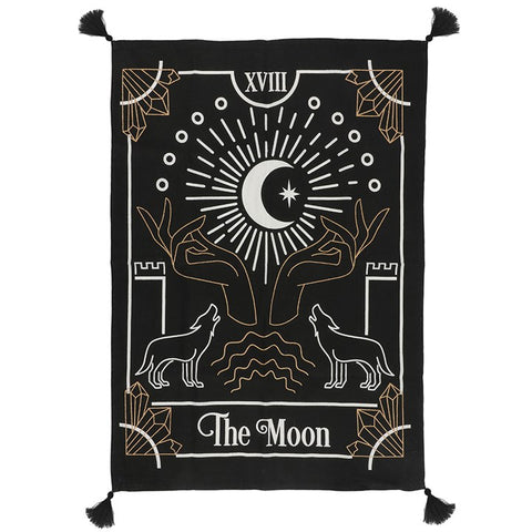 Large Moon Tarot Card Wall Tapestry
