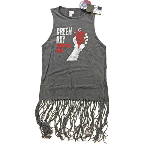 Green Day American Idiot Vintage Tassel Dress