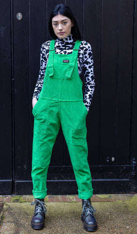 Classic Green Dungarees - Run & Fly