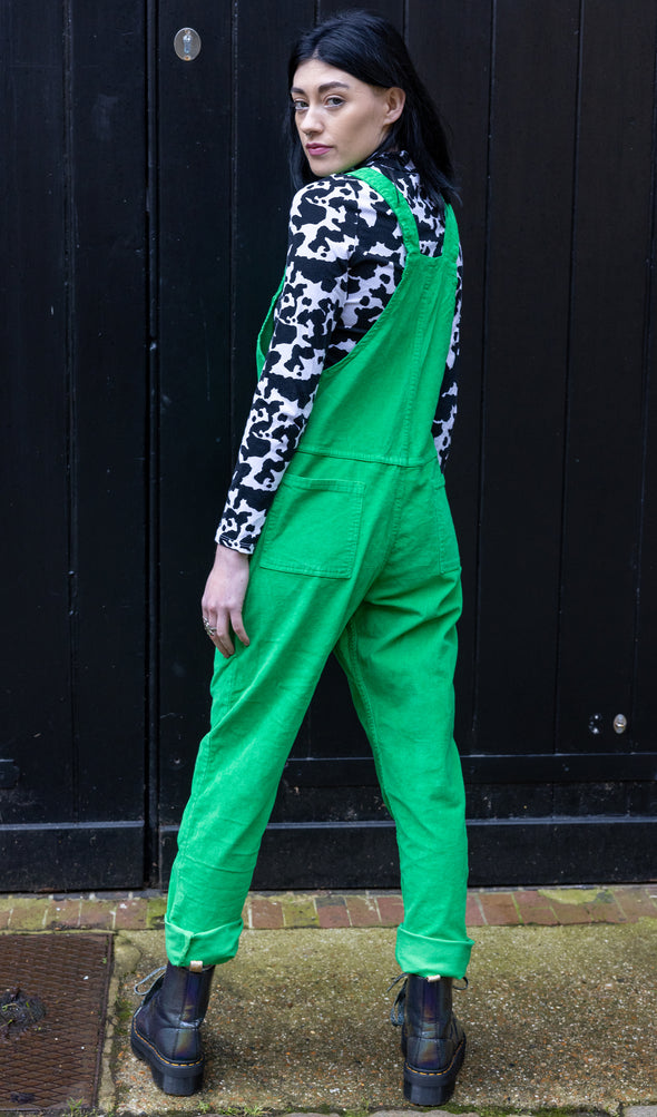 Classic Green Dungarees - Run & Fly