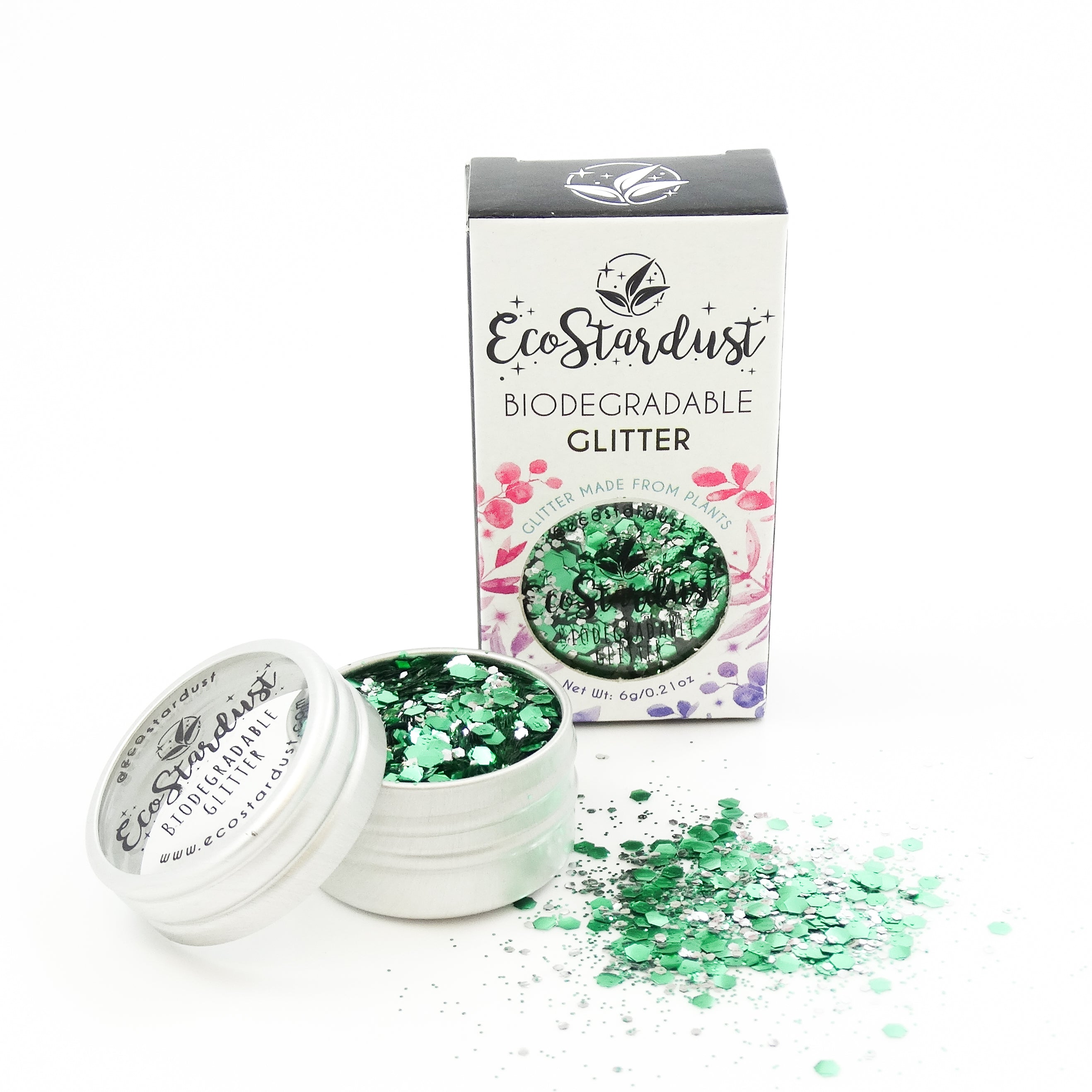 Green Pixie Blend Biodegradable Glitter 6g Tin - Eco Stardust