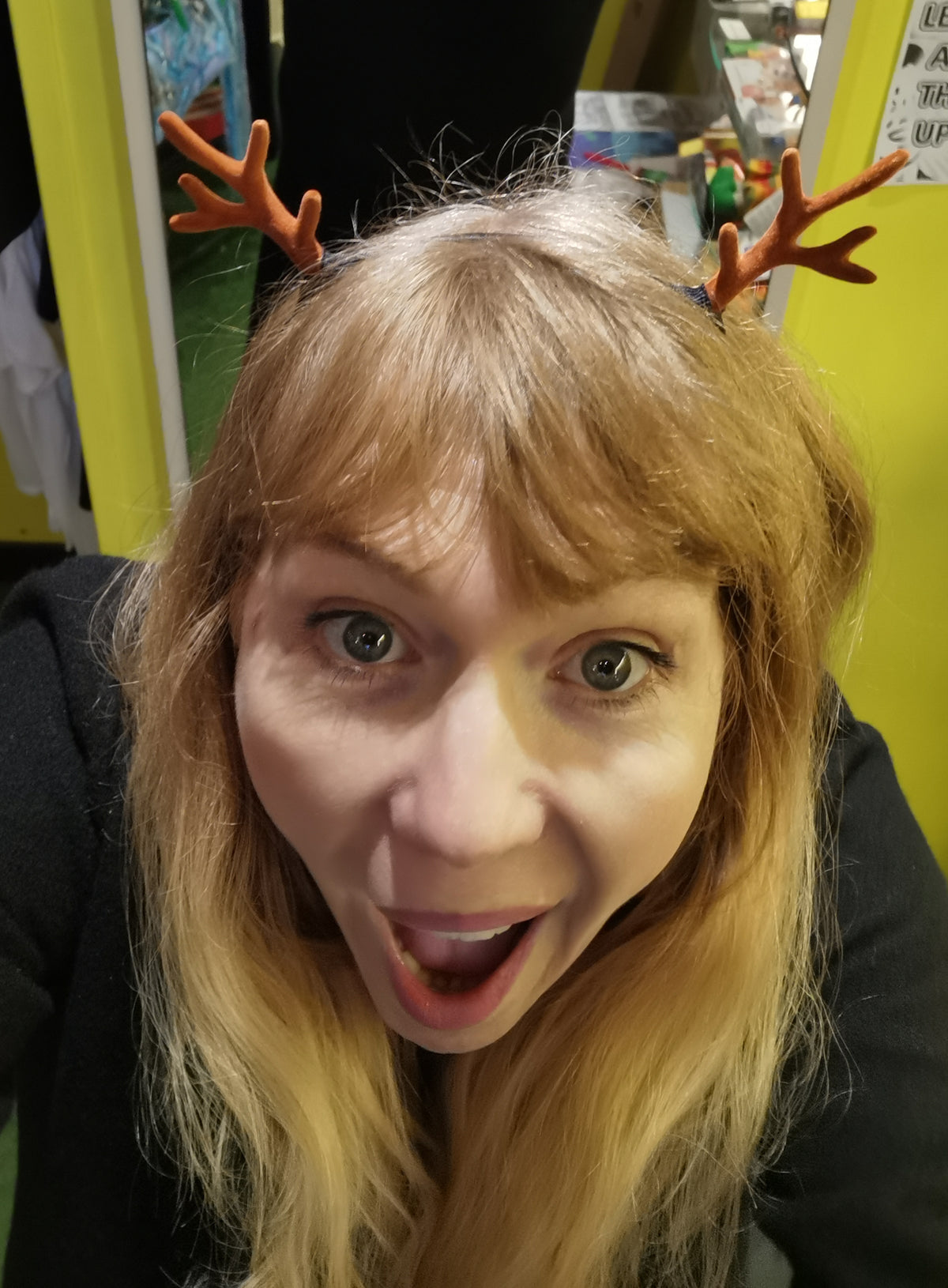 Raindeer Antler Clips & Headband