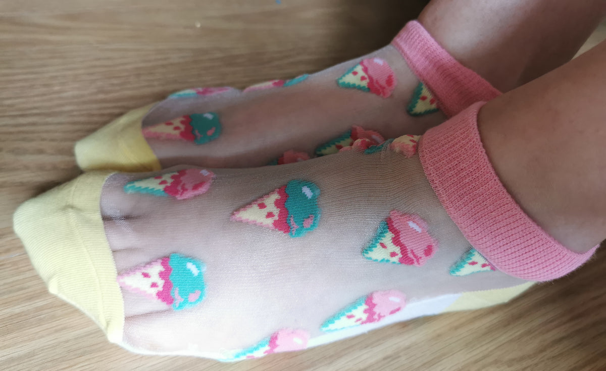 Fun Mesh See Through Socks - 5 Designs