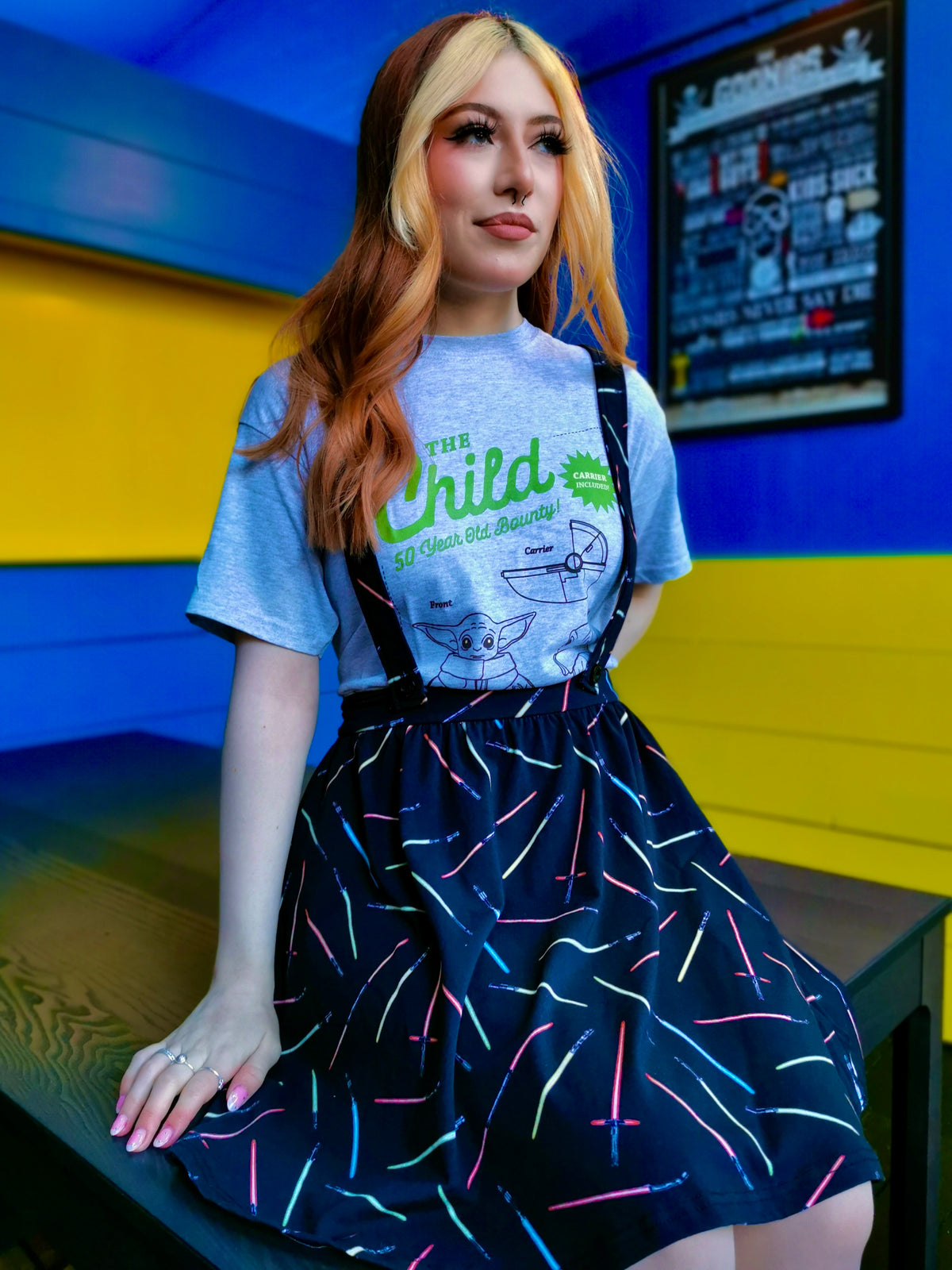 Lightsaber Overall Skirt - Cakeworthy