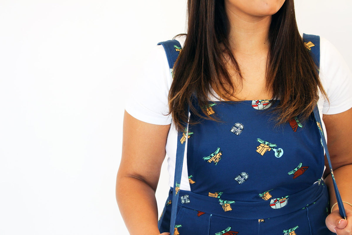 Grogu / The Child / Mandalorian Short Dungarees - Cakeworthy