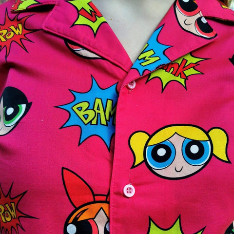 The Powerpuff Girls Button Up Shirt - Cakeworthy