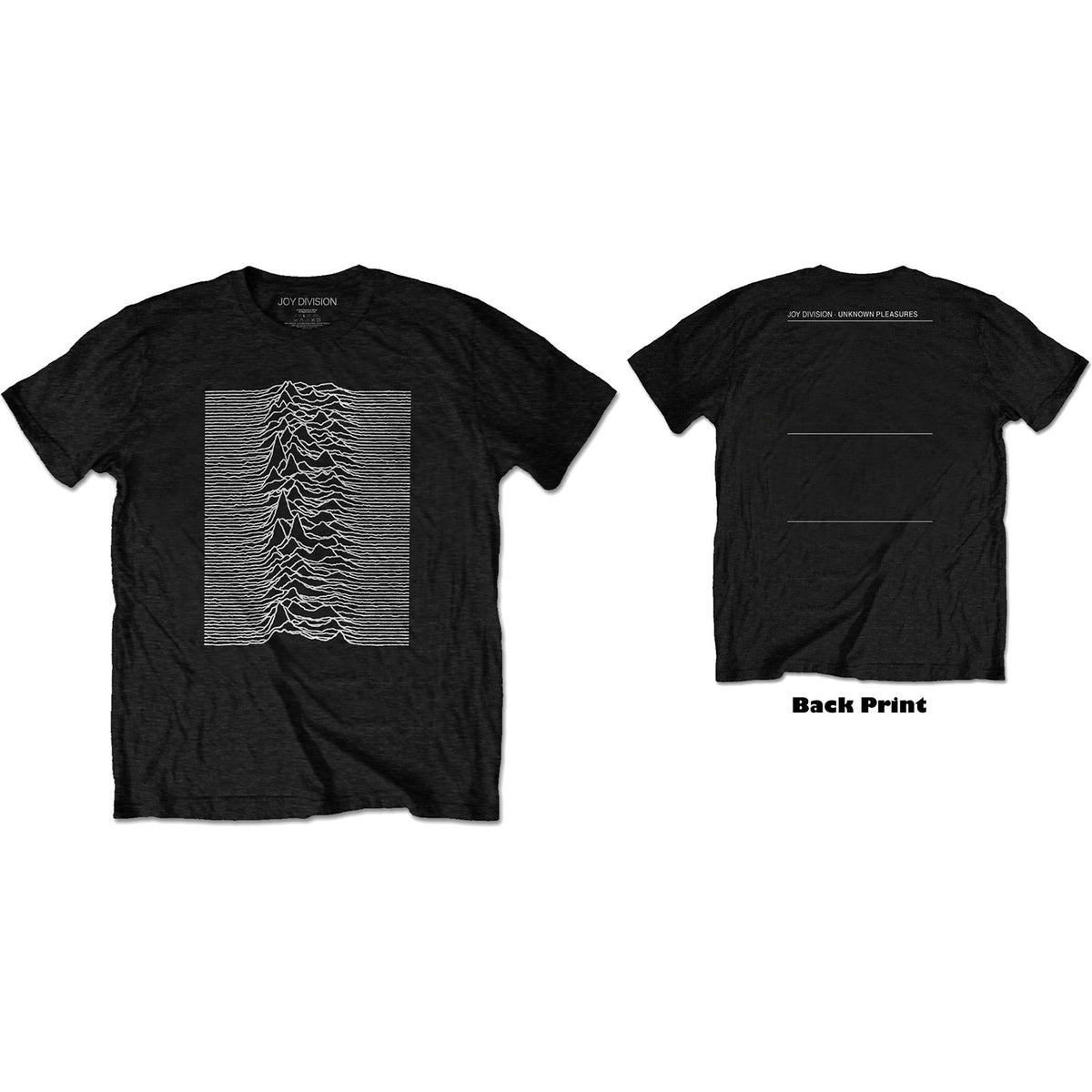 Joy Division Unknown Pleasures Back Print T-Shirt
