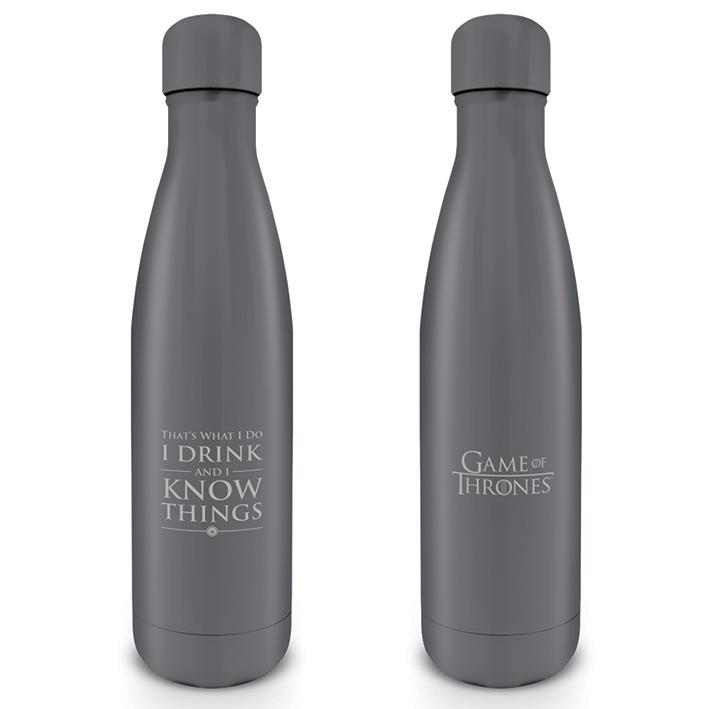 Game of Thrones I Drink And I Know Things Drink Bottle