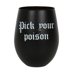Pick Your Poison Wine Glass