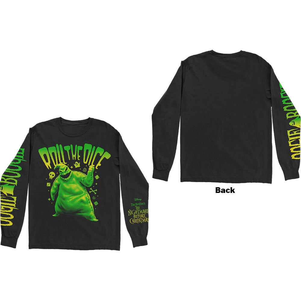 The Nightmare Before Christmas Roll The Dice Oogie Boogie Long Sleeved T-Shirt