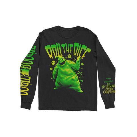 The Nightmare Before Christmas Roll The Dice Oogie Boogie Long Sleeved T-Shirt