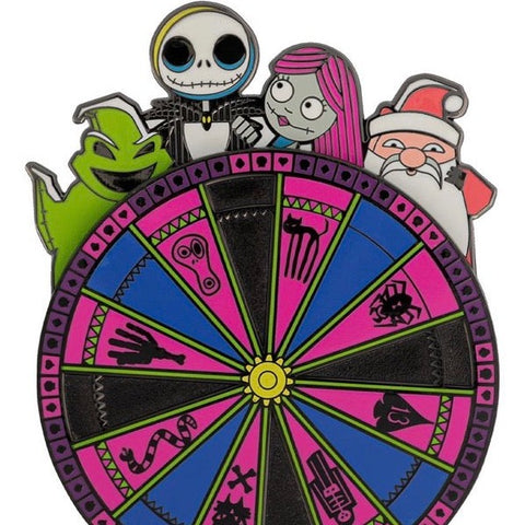 The Nightmare Before Christmas Spinner Limited Edition 3" Layered Pin - Loungefly