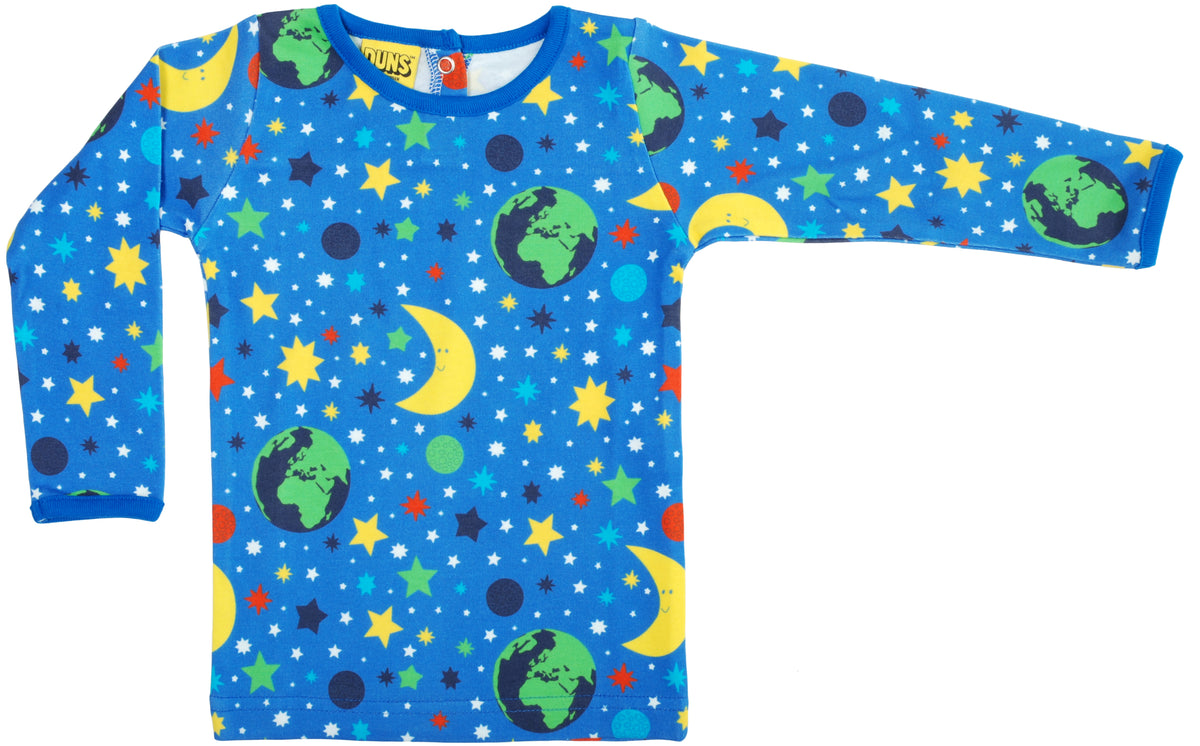 Adult's Mother Earth Blue Organic Long Sleeved T-Shirt - Duns Sweden