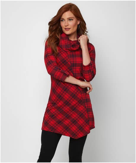 Charming Check Tunic - Joe Browns