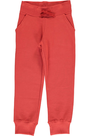 Children's Rusty Red Sweatpants - Maxomorra (Last Available)