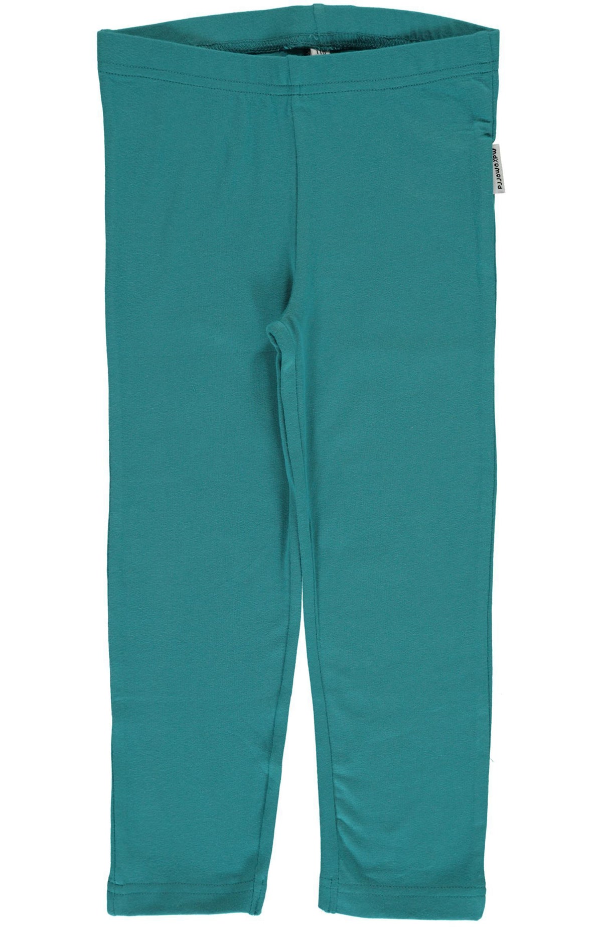 Children's Soft Petrol Cropped Leggings - Maxomorra