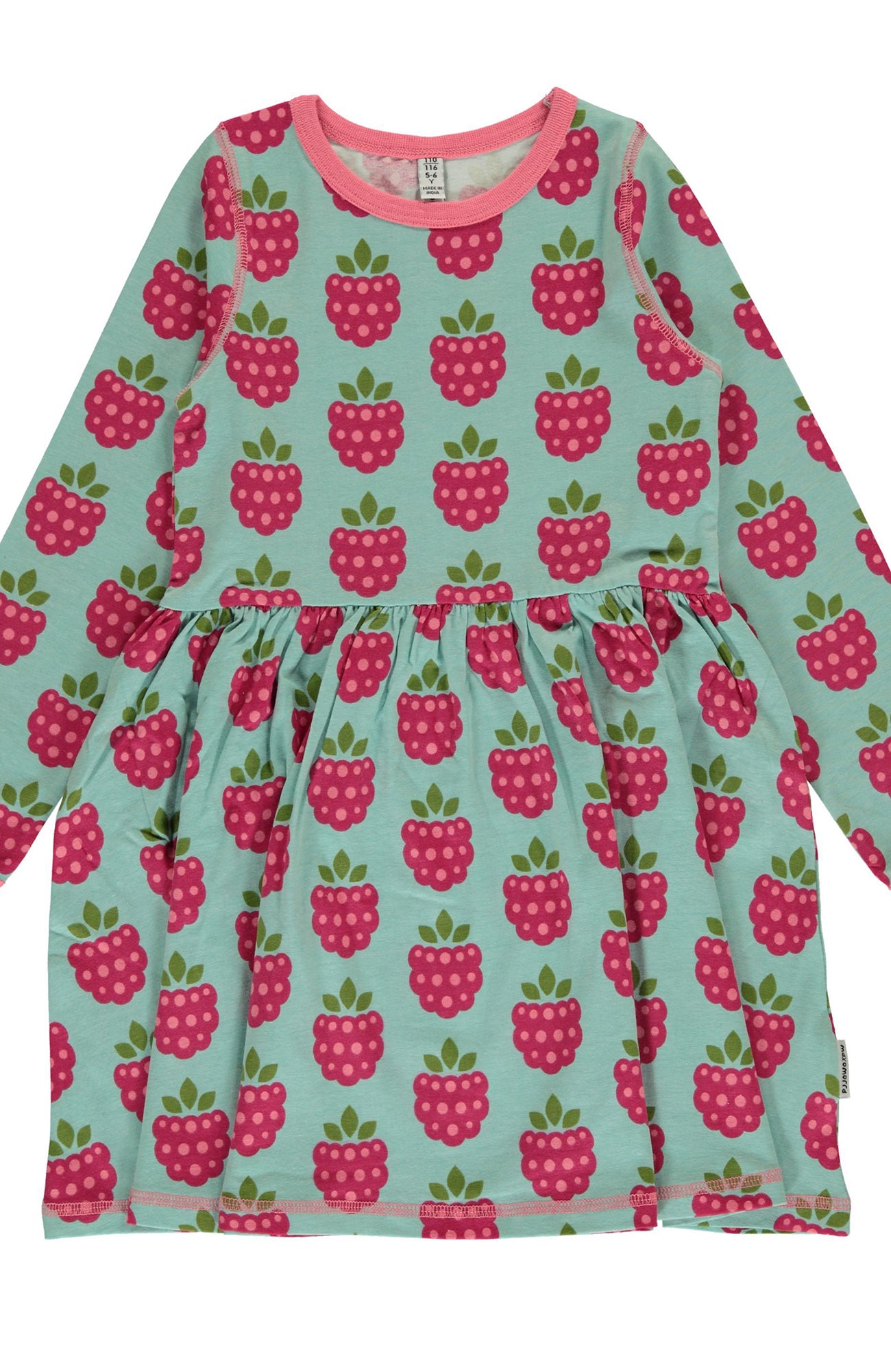 Children's Raspberry Spin Dress - Maxomorra