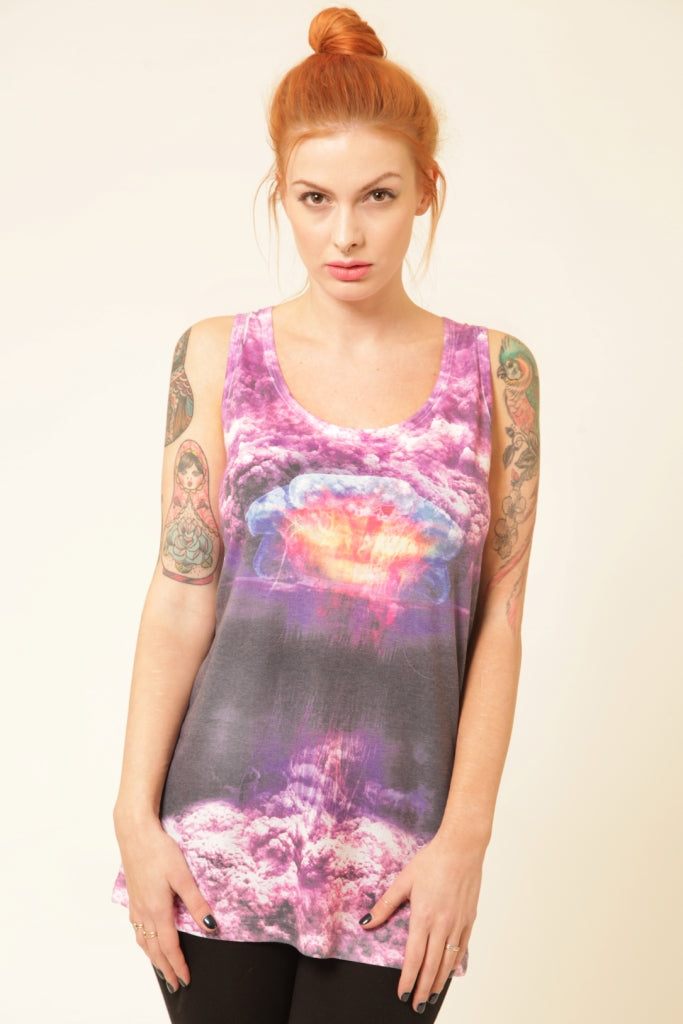 Man Of War Ladies Fit Vest - Cold Heart (Last Available)