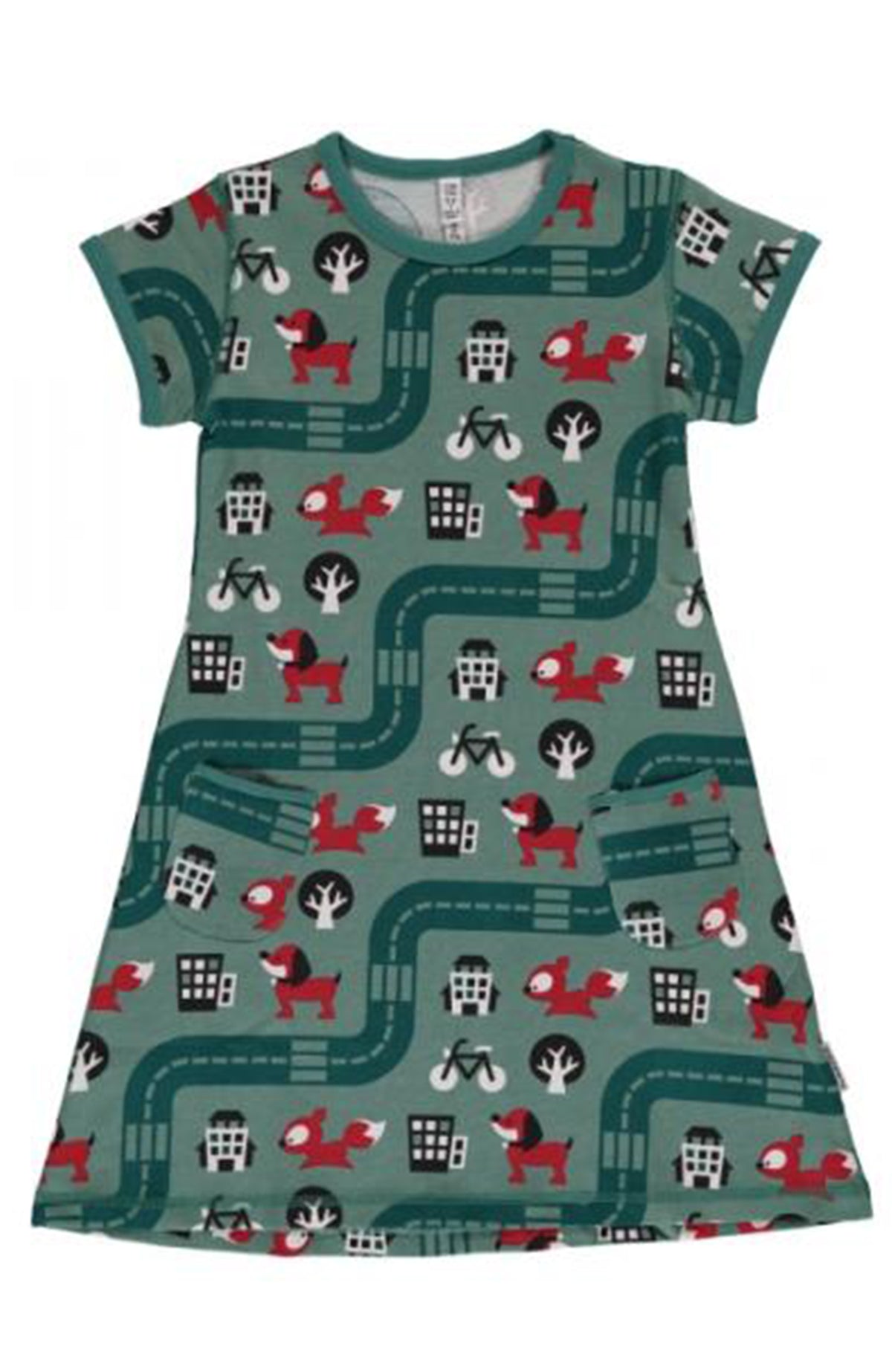 Children's Big City Dress - Maxomorra