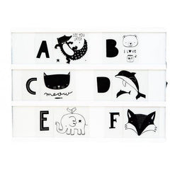 A5 & A4 Lightbox letter ABC Animal Set - A Little Lovely Company