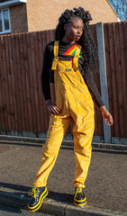 Yellow Corduroy Dungarees - Run & Fly (Last Available)