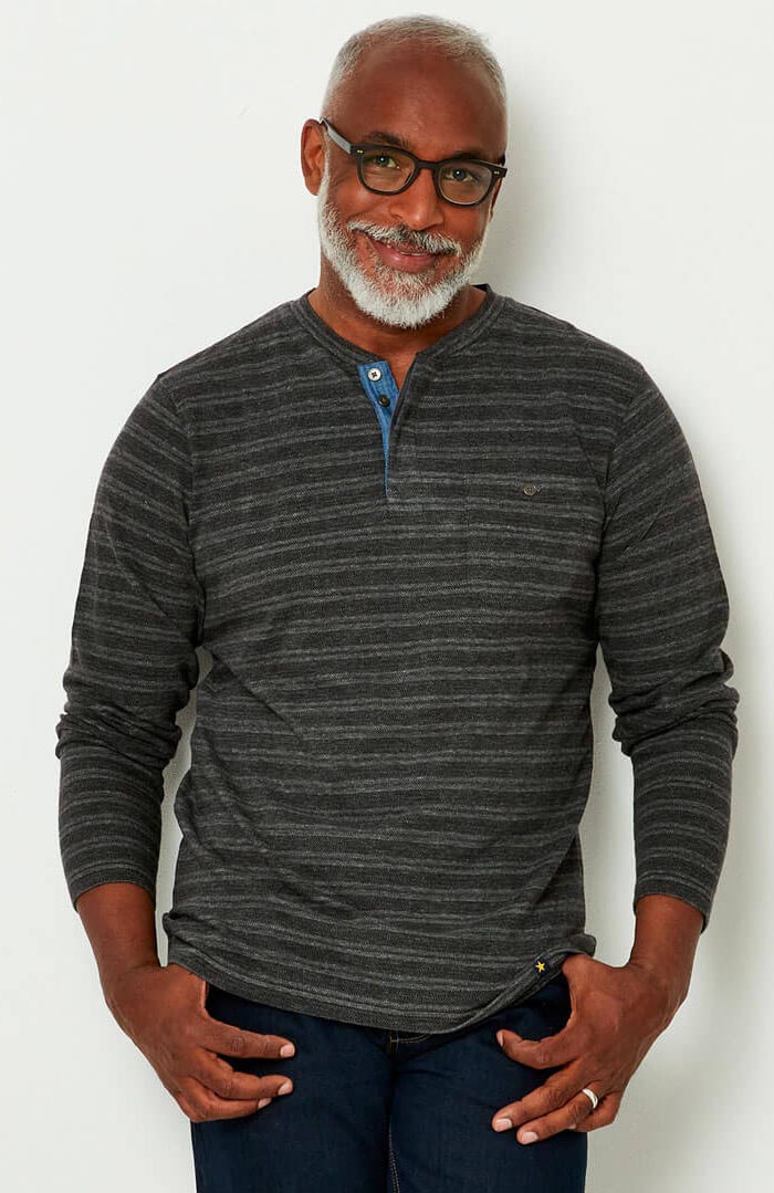Herringbone Henley - Joe Browns