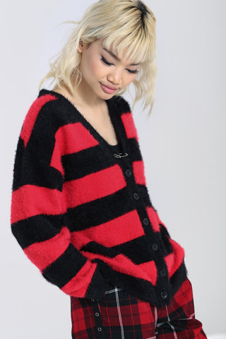 Red Nevermind Cardigan - Hell Bunny (Last Available)