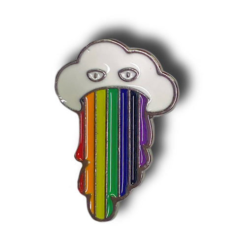 Cloud Rainbow Enamel Pin Badge