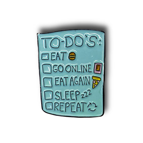 To-Do List Enamel Pin Badge
