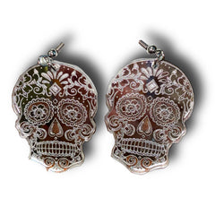 Skull Acrylic Earrings