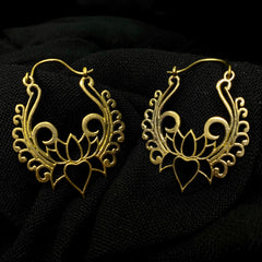 Lotus Indian Earrings