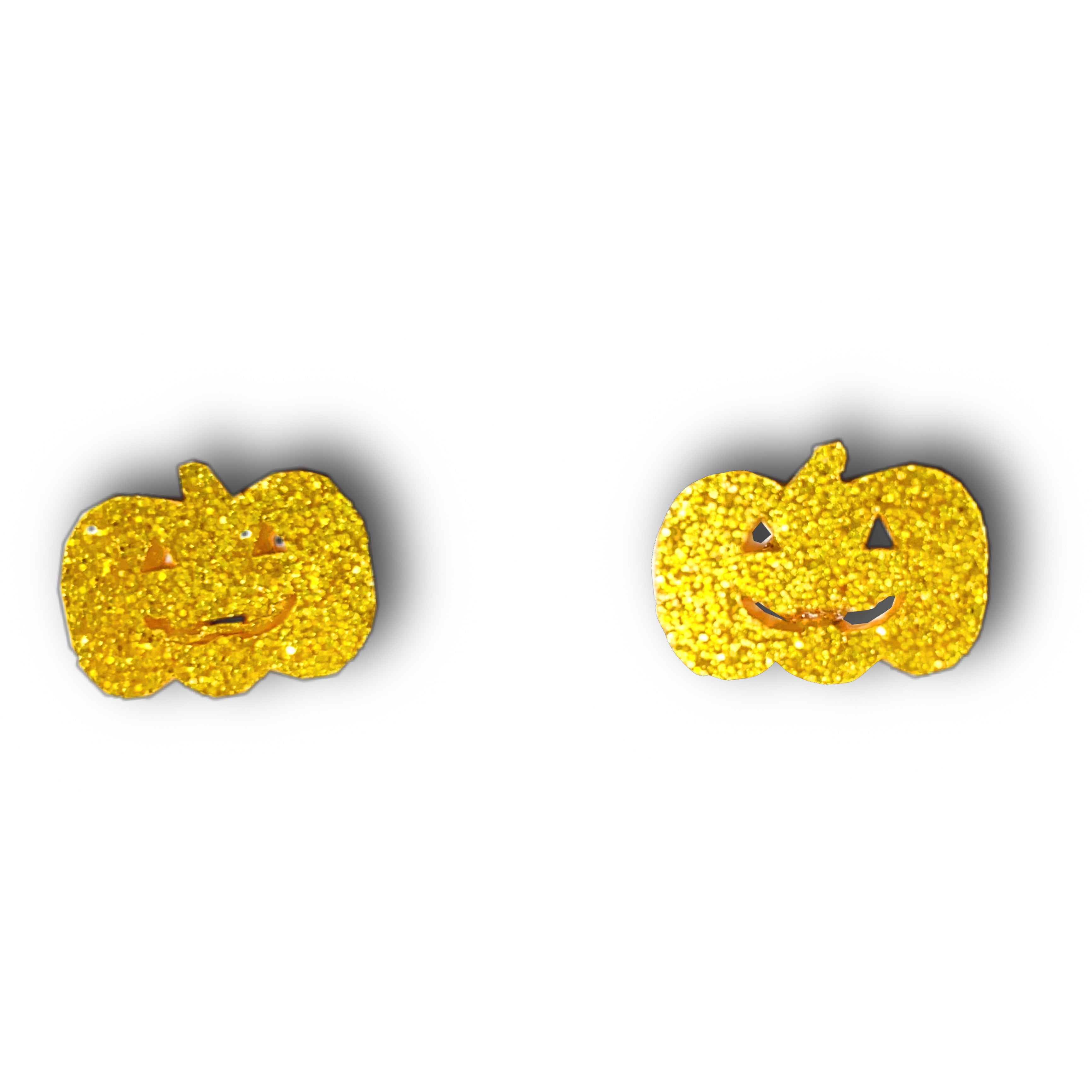 Gold Pumpkin Stud Earrings