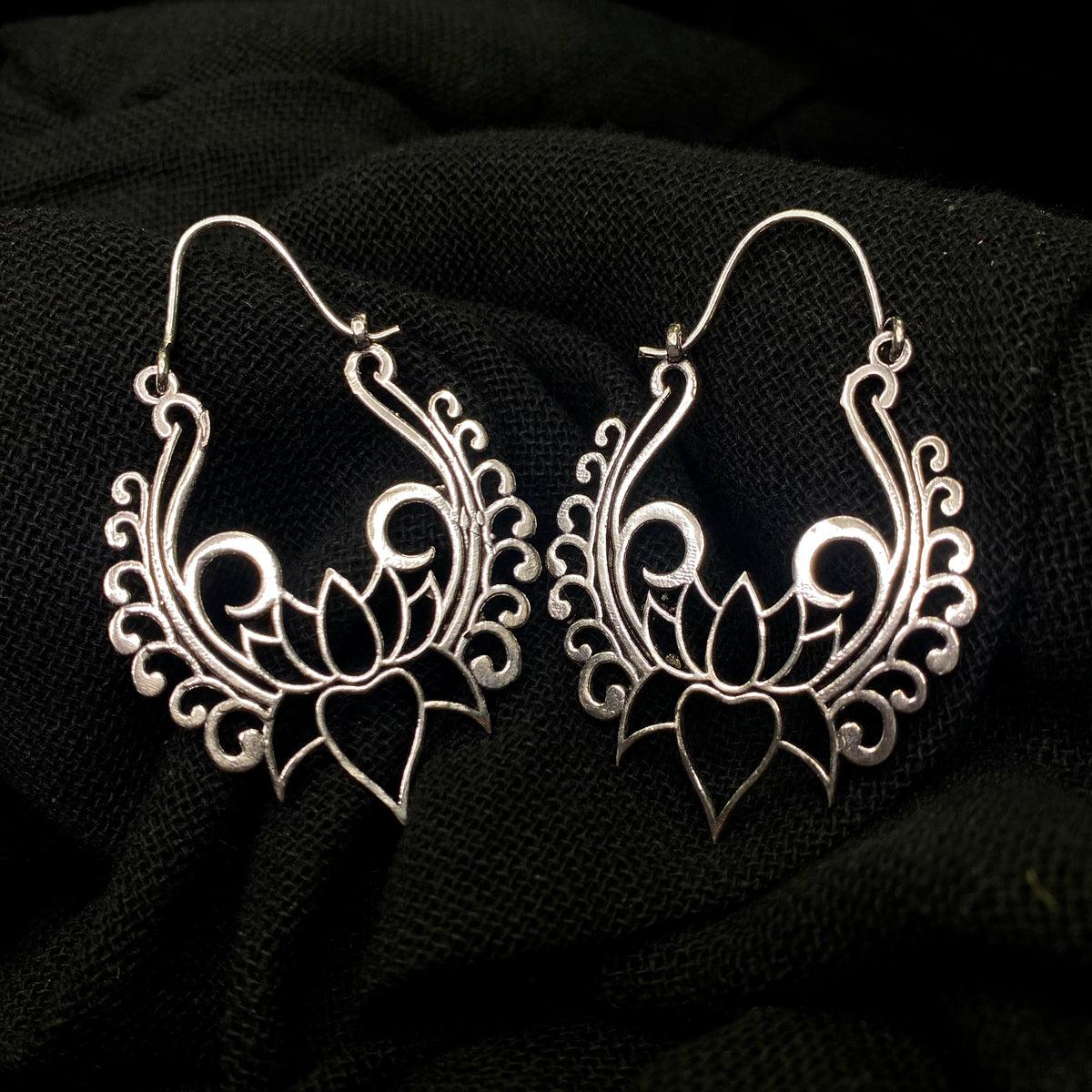 Lotus Indian Earrings