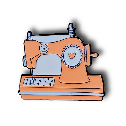 Sewing Machine Enamel Pin Badge
