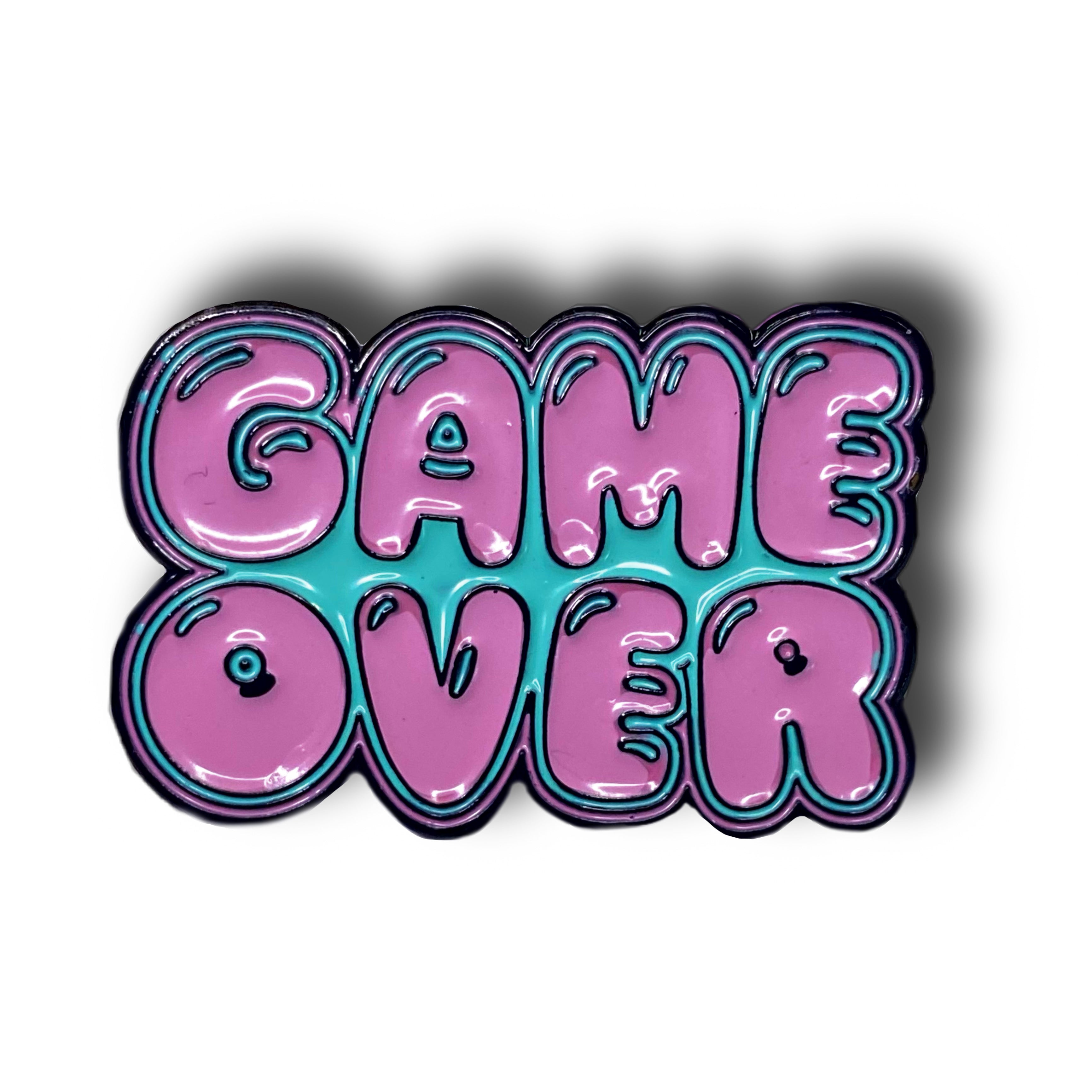 Game Over Enamel Pin Badge