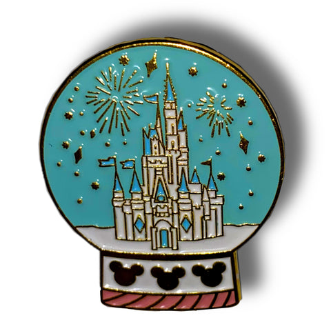 Castle Snowglobe Enamel Pin Badge
